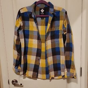 Columbia Men's Multicolor Plaid Shirt Jacket
